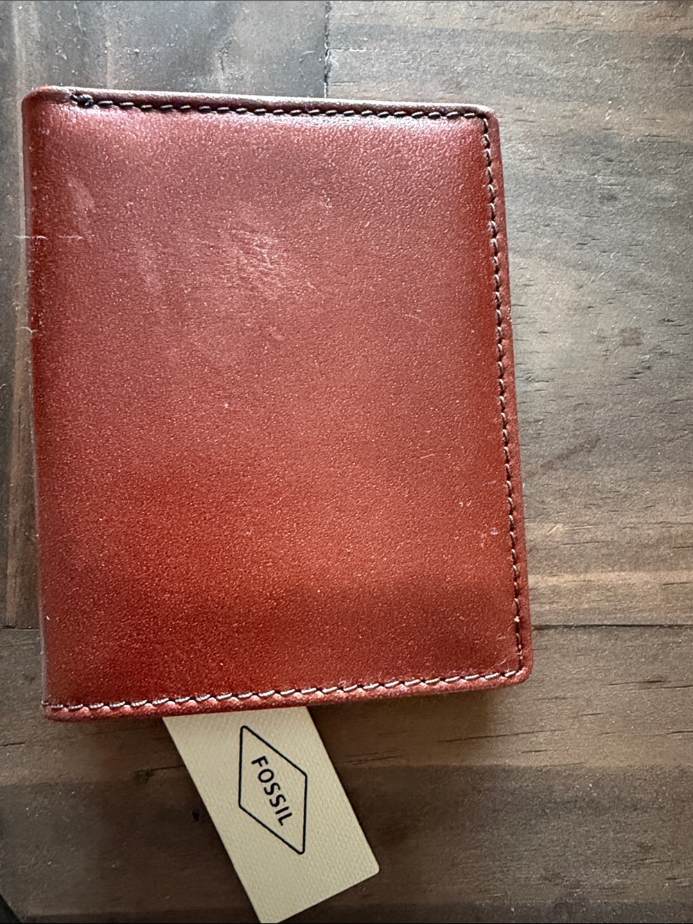 Fossil Brown Leather Bifold Wallet